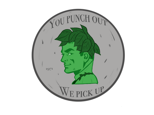 Jolly Green Coin Sticker