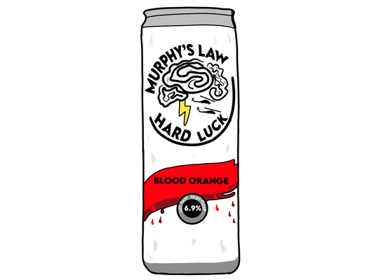 Murphy’s Law of Drinkin Claws Sticker